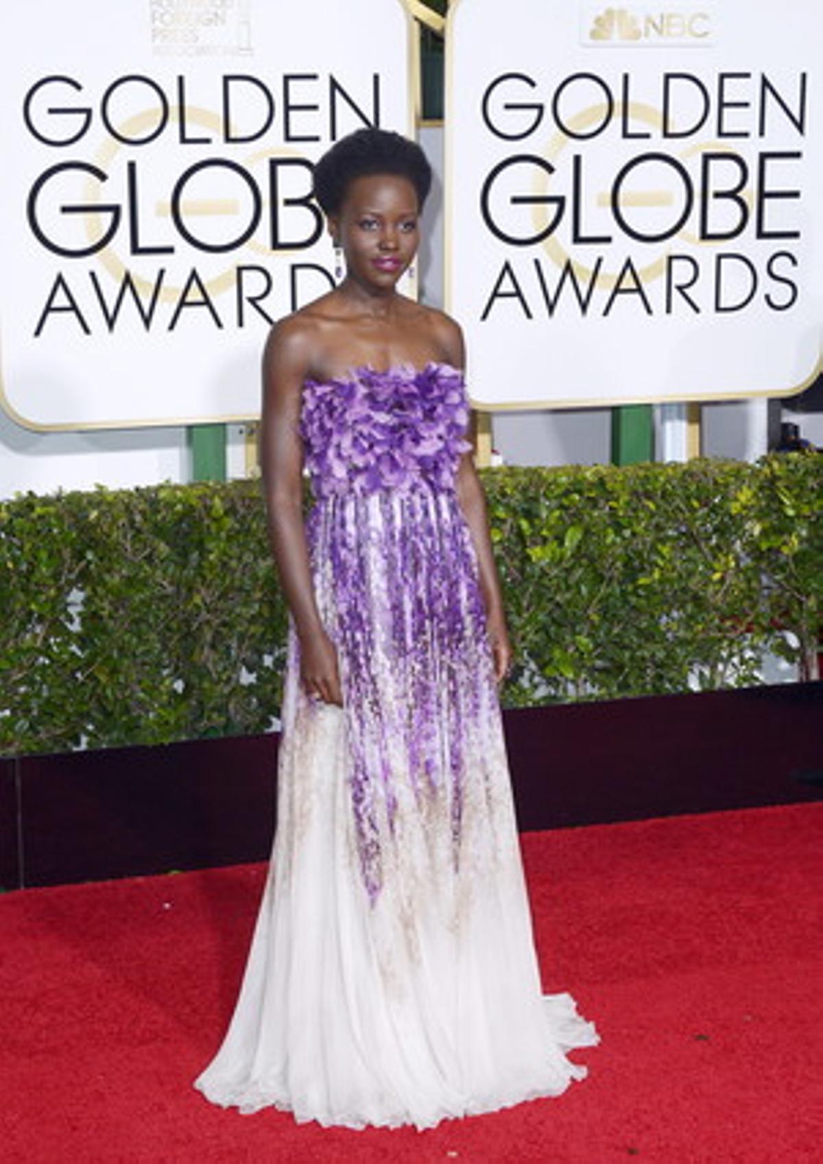 Lupita Nyong’o, que va triar un dels models més celebrats de la nit.