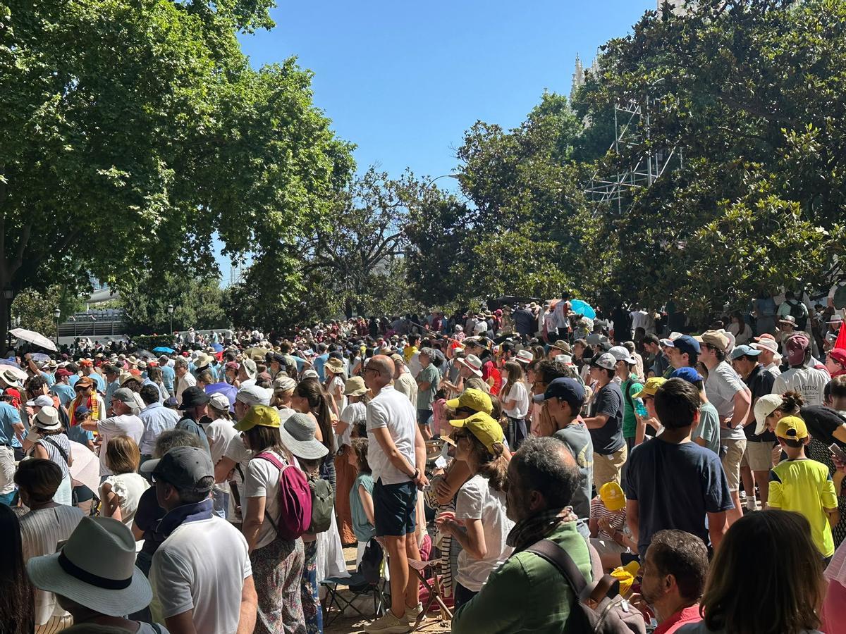 Los murcianos arropan al Papa León XIV en la jornada del domingo