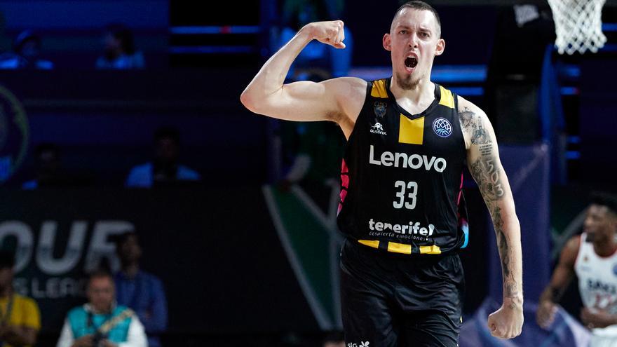 El jugador del Lenovo Tenerife Kyle Wiltjer.