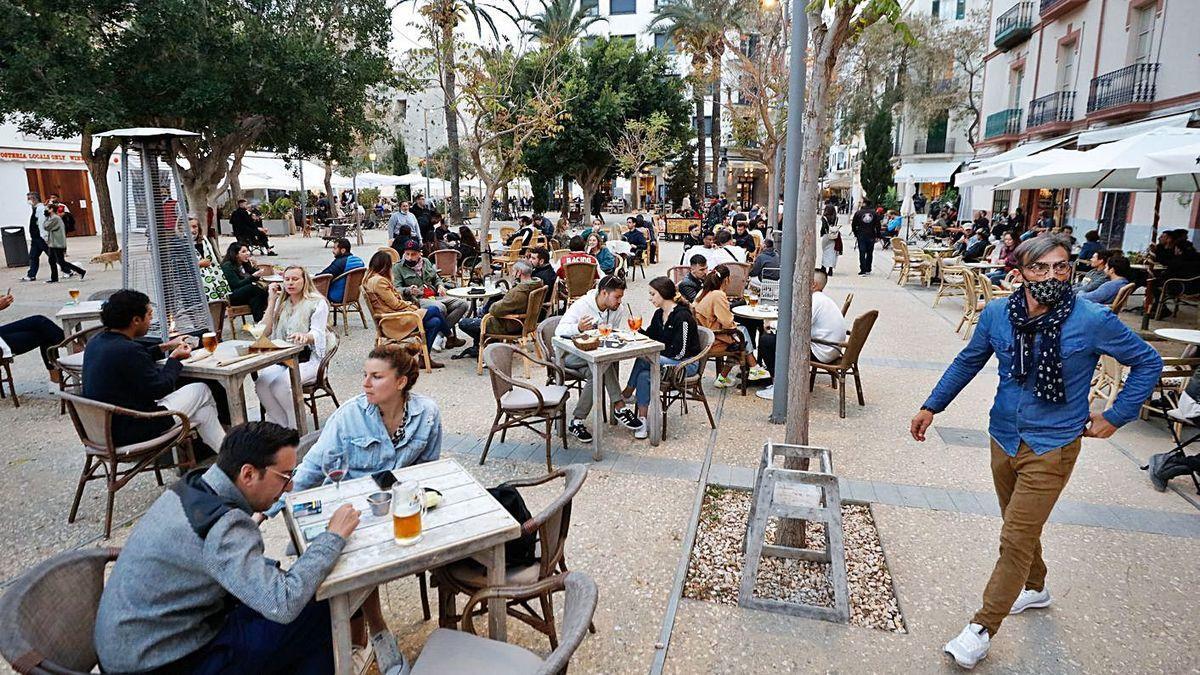 Una terraza de Vila.