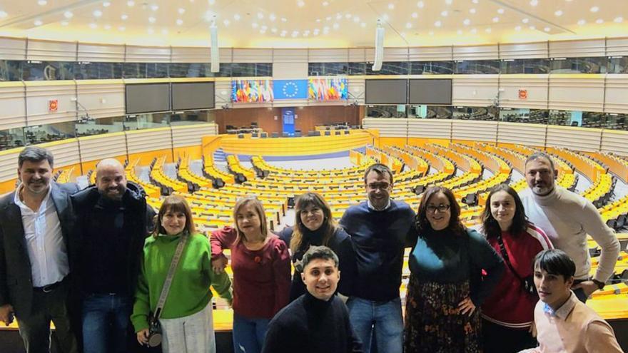 Socialistas pontevedreses, en el Parlamento Europeo