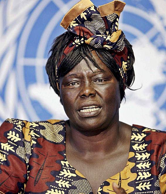 Wangari Maathai.