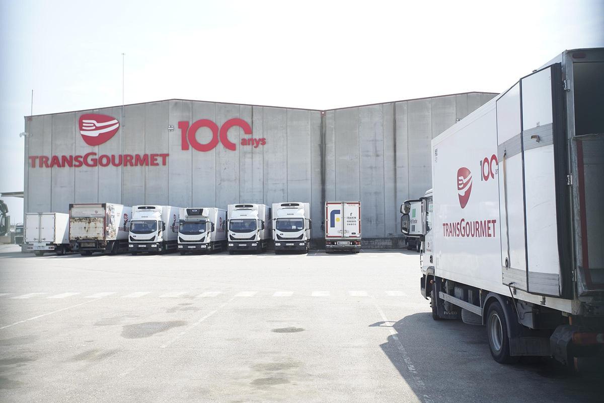 Exterior de les instal·lacions de Transgourmet a Vilamalla.