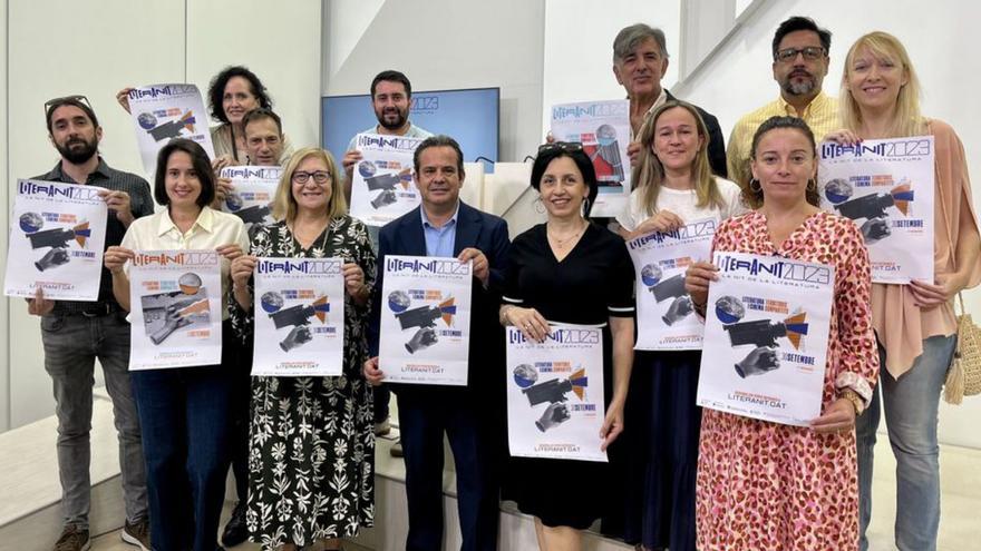 Los organizadores del festival Literanit.