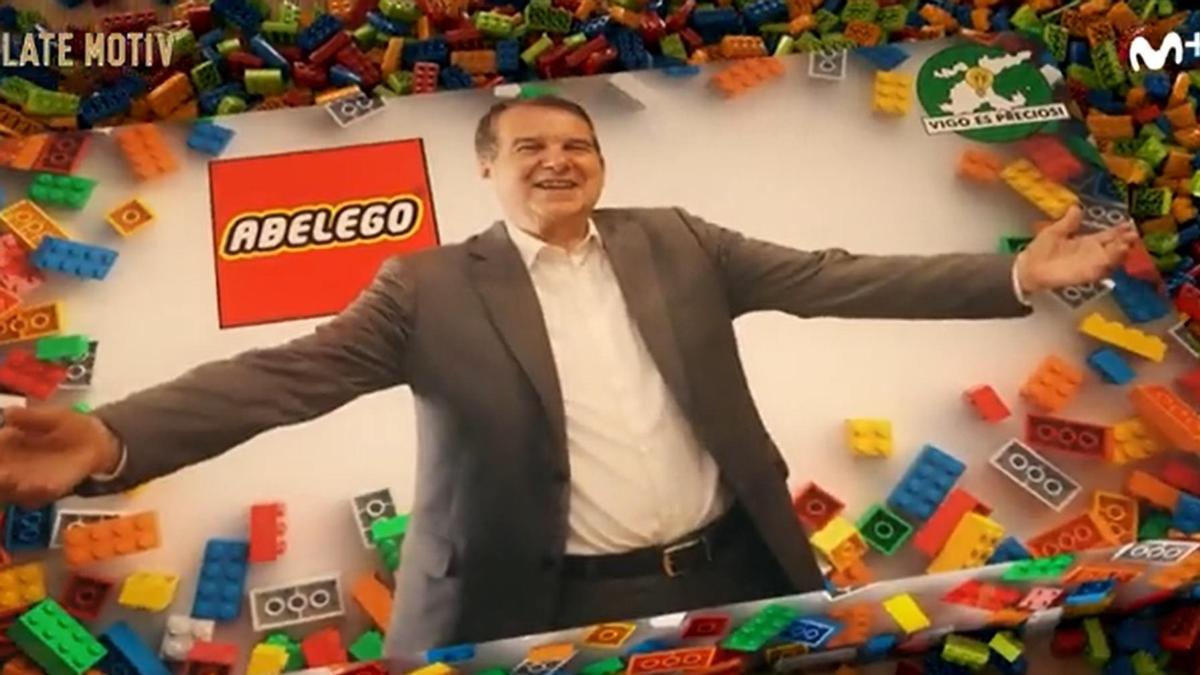 Recreación del juguete &quot;Abelego&quot; que Buenafuente presentó esta semana en clave de humor.