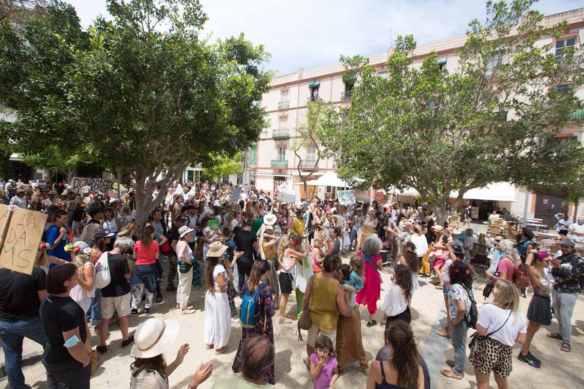 Manifestación Ibiza Respira en Ibiza