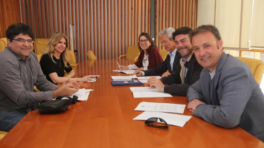 La Junta de Portavoces celebrada esta mañana en el Ayuntamiento de Alicante