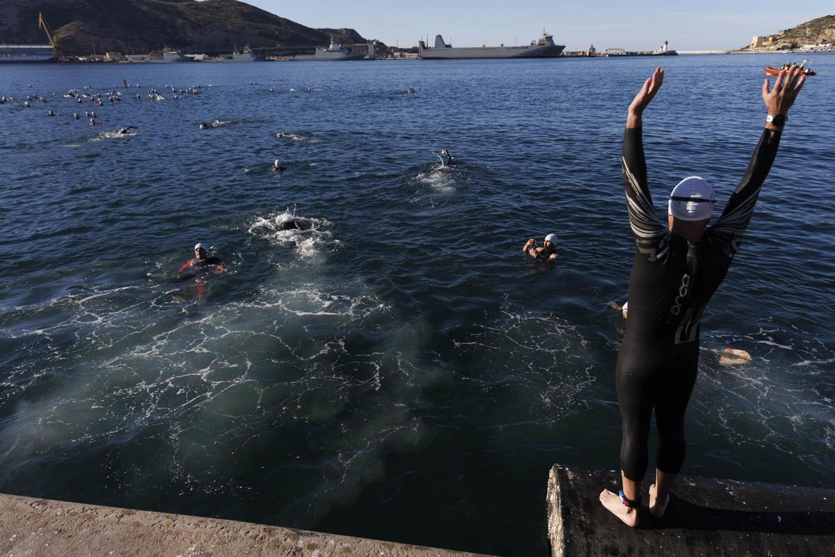 Las mejores imágenes del triatlón de Cartagena