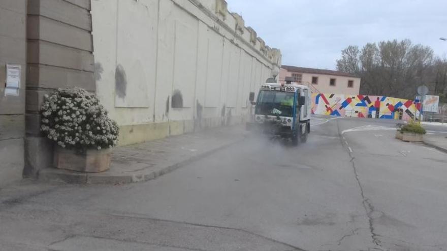 Desinfecció amb aigua i lleixiu