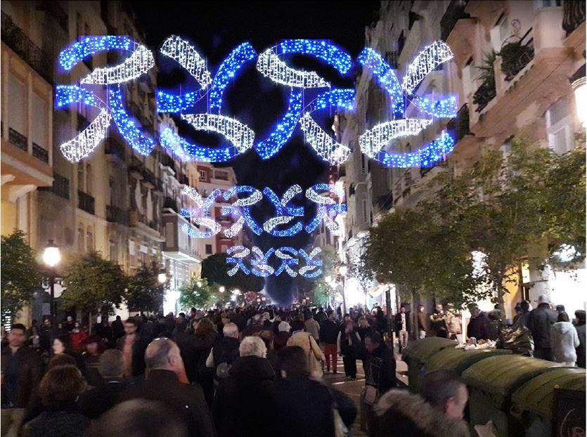 Así será la iluminación de la falla Sueca-Literato Azorín