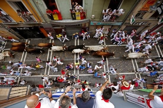 "Encierro" de diumenge als Sanfermines