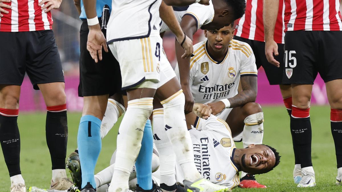 Militao sufre una rotura del ligamento cruzado anterior de la rodilla izquierda