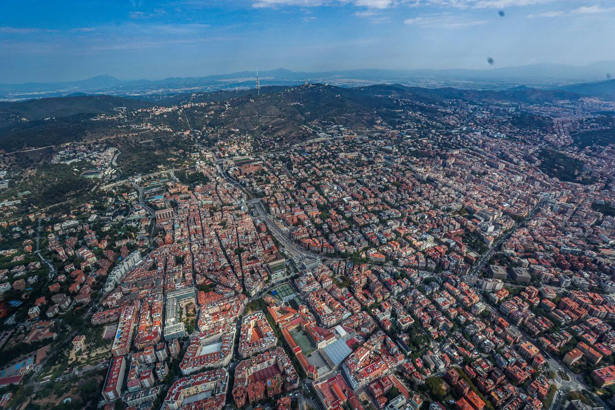 Las obras en Barcelona desde el aire