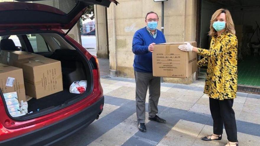Aragón recibe más de 400.000 mascarillas para nodos de transporte, municipios y entidades sociales