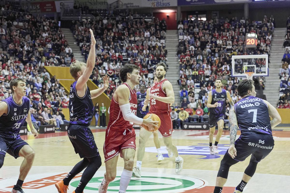 El Bàsquet Girona-Surne Bilbao, en imatges
