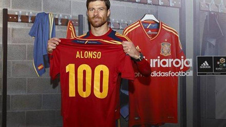 Xabi Alonso podría celebrar su &#039;centenario&#039; con España ante Francia