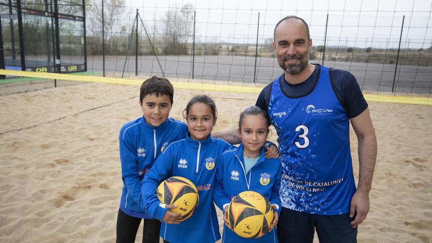 Els Galindo-Martínez de Vilafant, amb el voleibol a la genètica