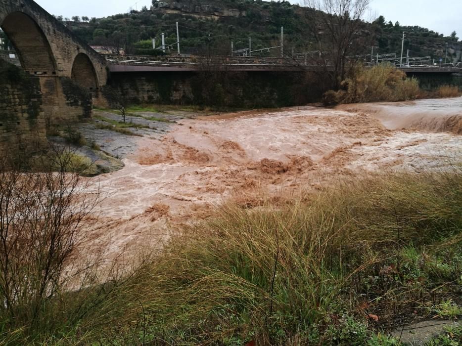 Llobregat i Cardener després del temporal