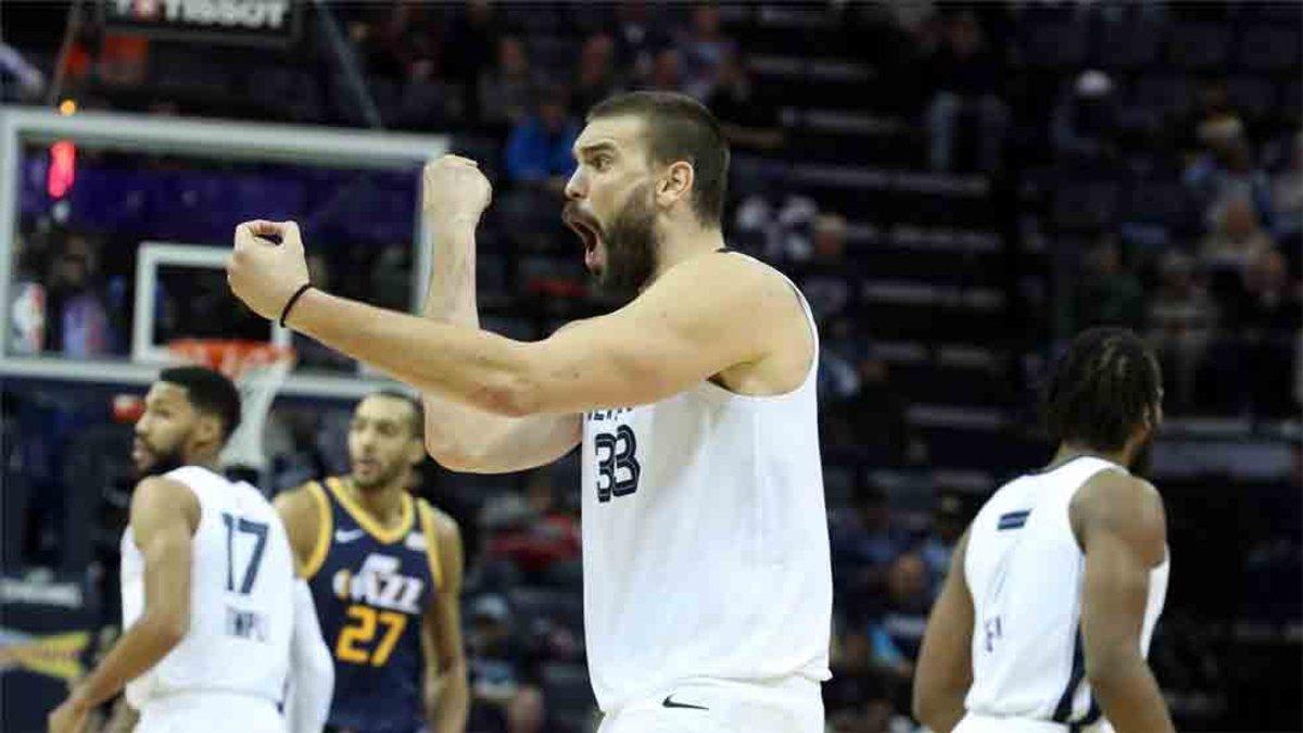 Marc Gasol sumó un doble-doble