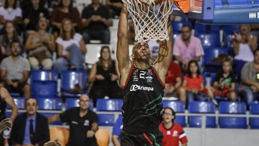 Imagen del primer partido de Liga que se perdió en el Palau ante el Guipuzkoa.