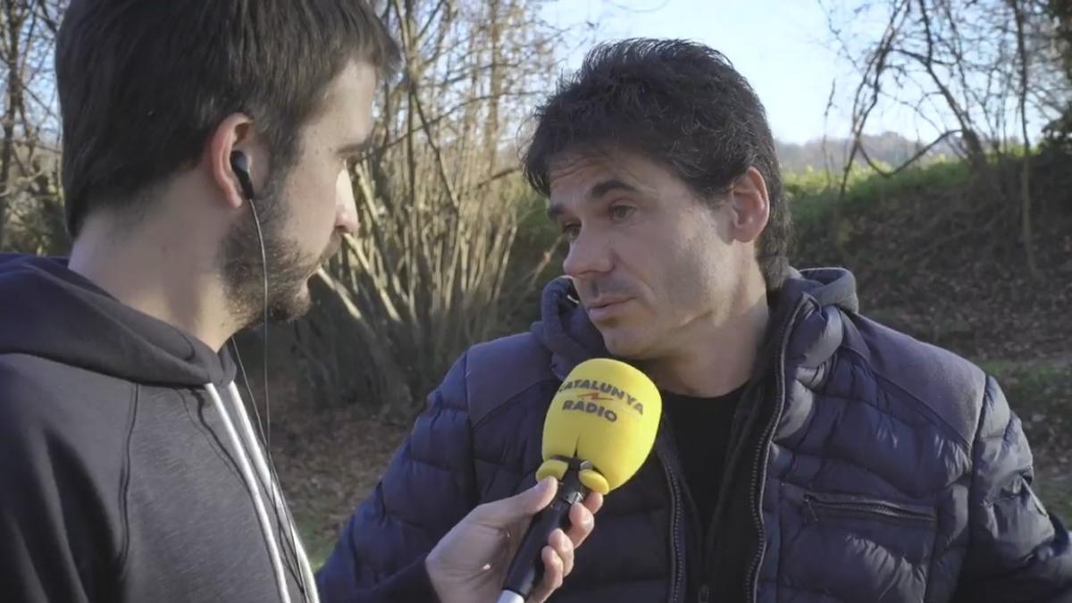 Àlex Crivillé, durante la entrevista con 'El suplement' de Catalunya Ràdio.