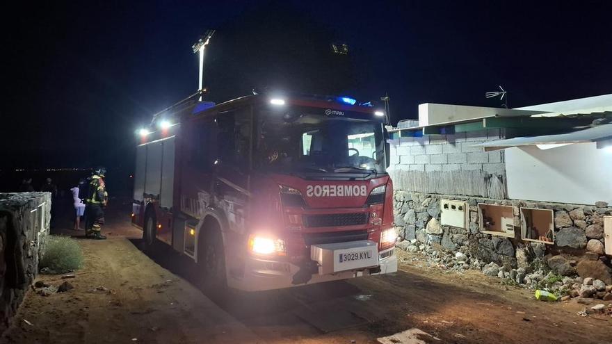 Un aparato de aire acondicionado provoca un incendio en una casa okupa en Lanzarote