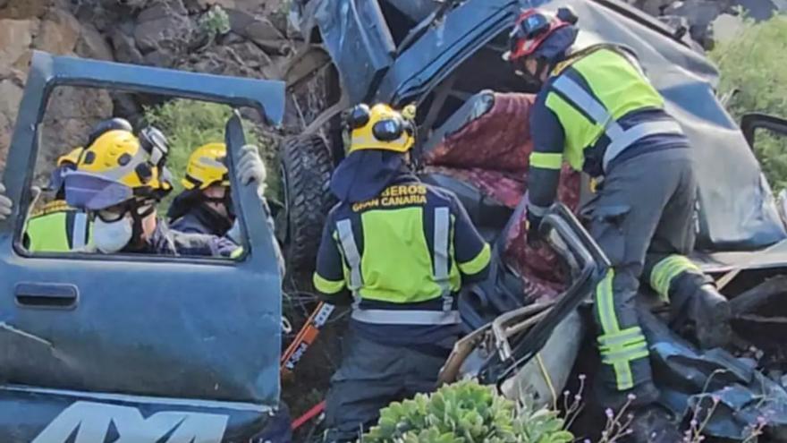El hombre que murió al caer con su coche por Guayadeque era una persona muy querida en Ingenio