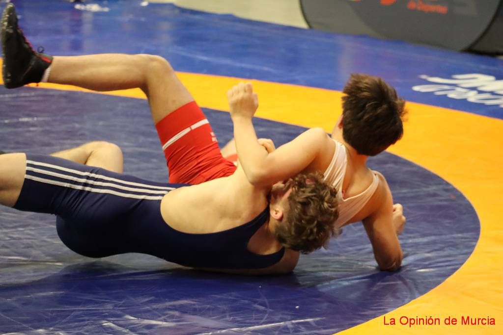 Los deportistas murcianos en el Campeonato de España de lucha