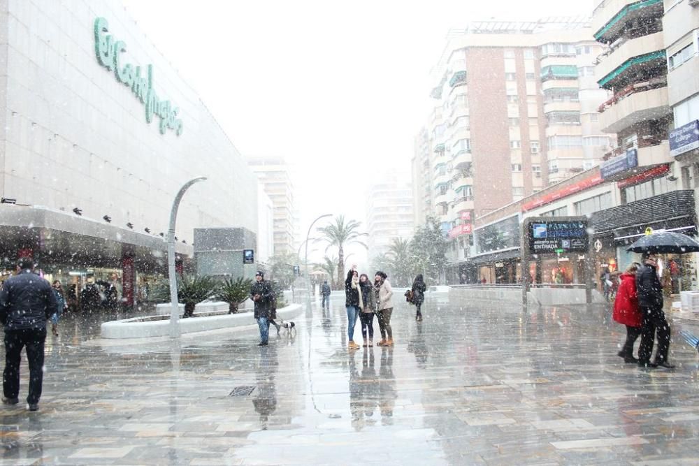 Nieve en Murcia