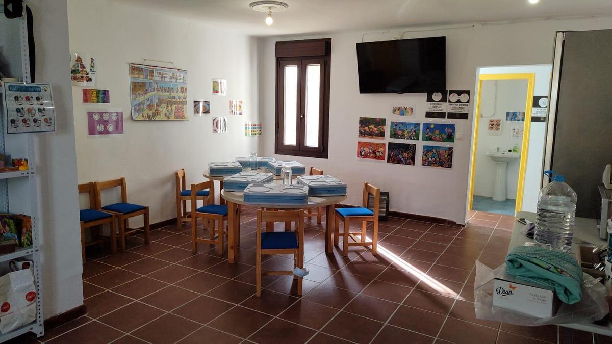 El comedor escolar  del colegio Virgen de las Cruces, a estrenar.