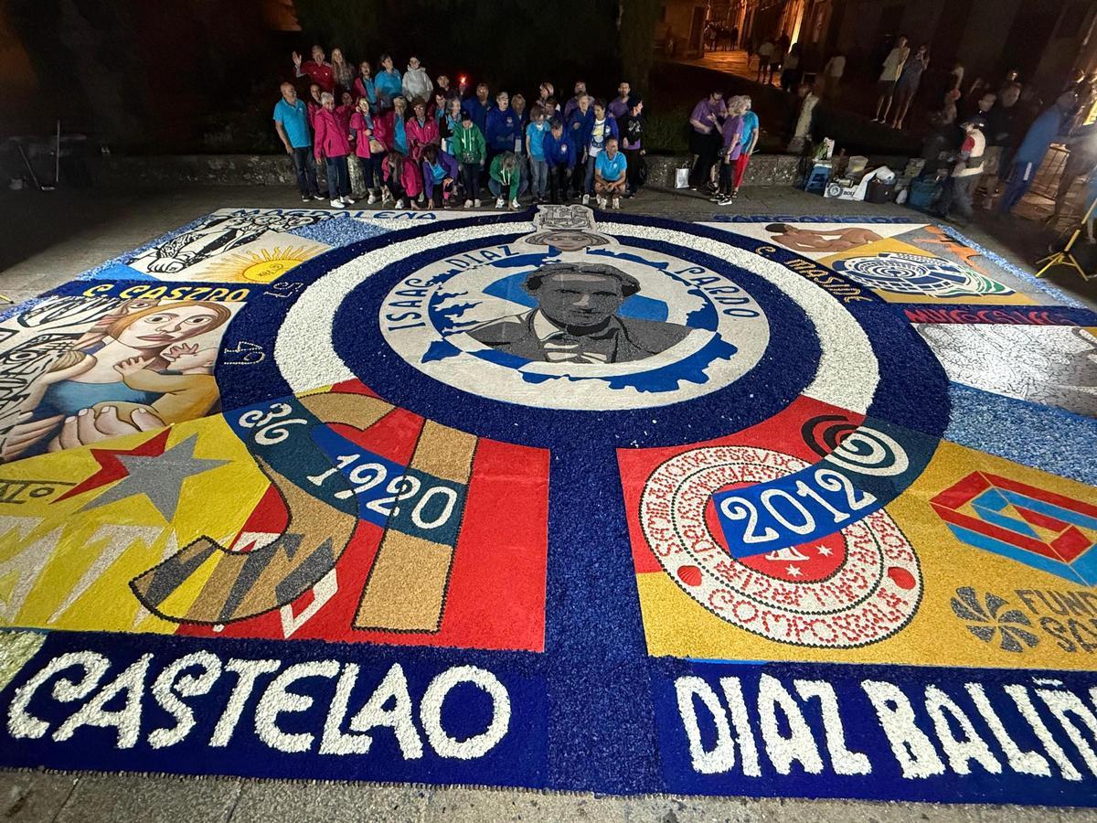 Alfombristas do Morrazo na gran alfombra no corazón de Galicia Alfombristas do Morrazo na gran alfombra no corazón de Galicia