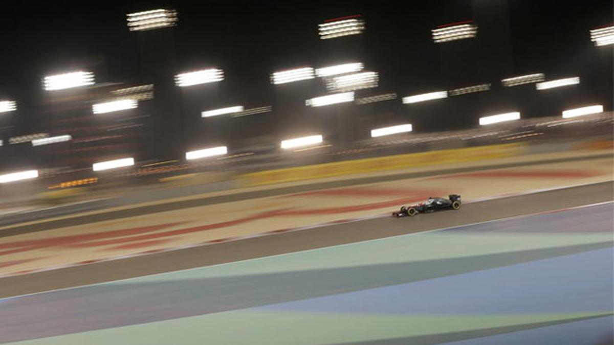 El McLaren de Fernando Alonso en Bahréin