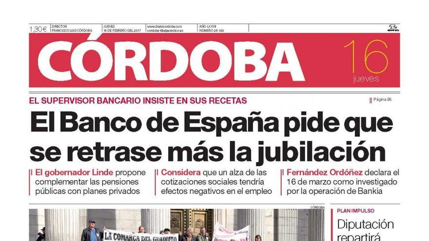 La portada de CÓRDOBA