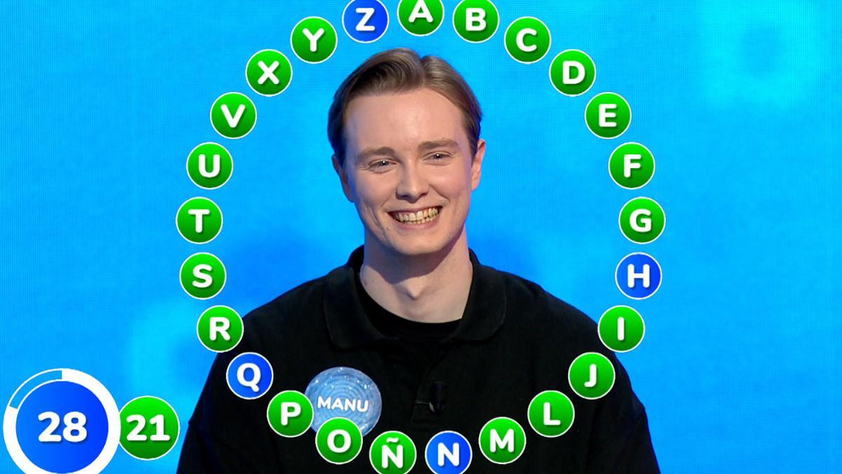 Manu, en 'Pasapalabra'