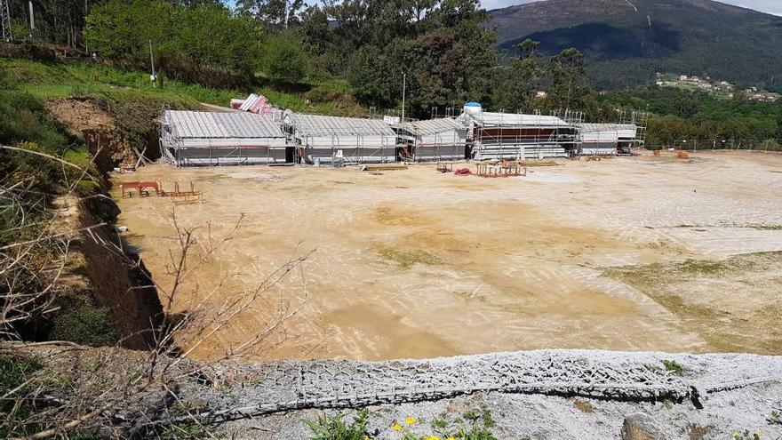 Estado de las obras hace quince días. // G. Santos