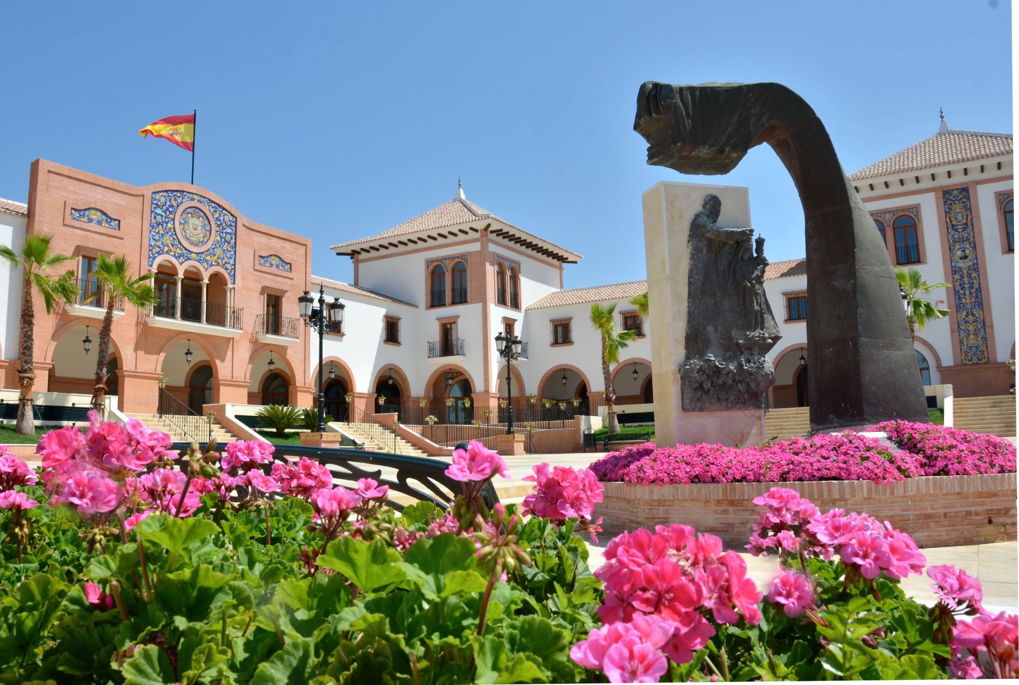 La Plaza España de Palos de la Frontera
