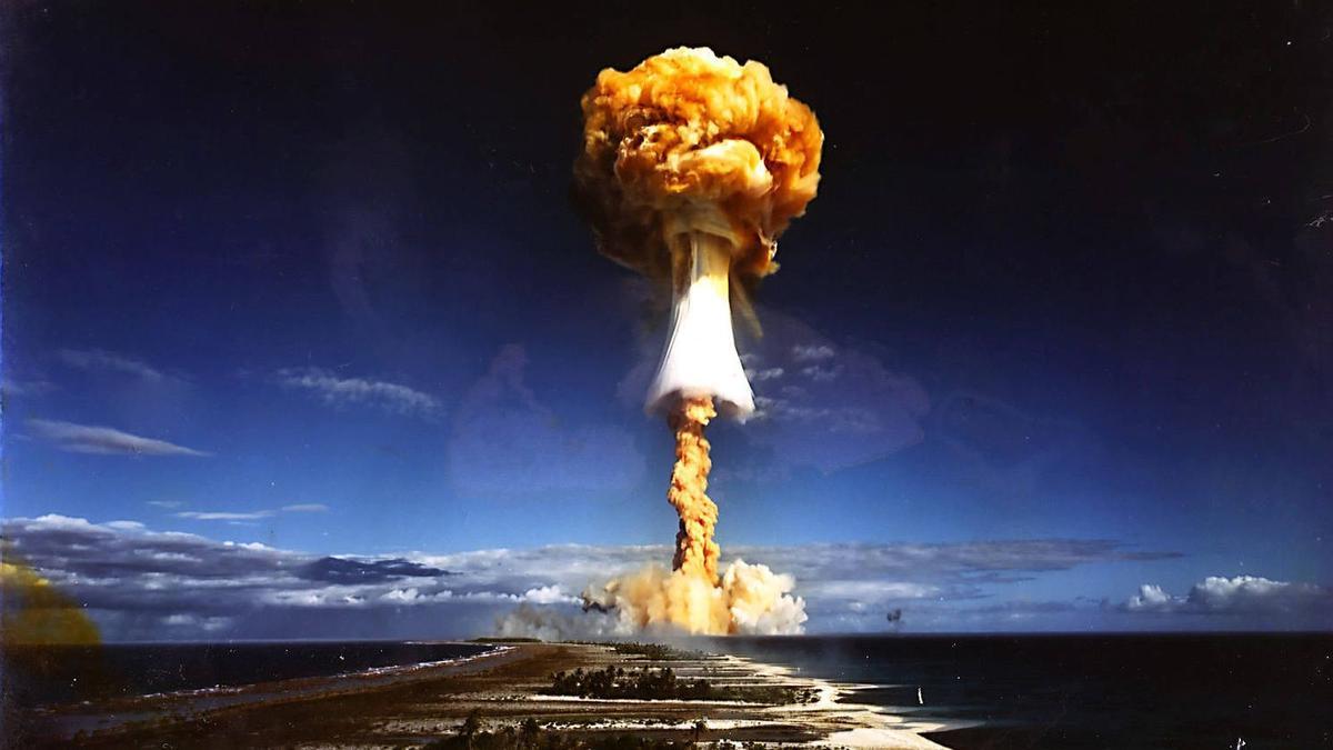 Prueba nuclear en el Pacífico