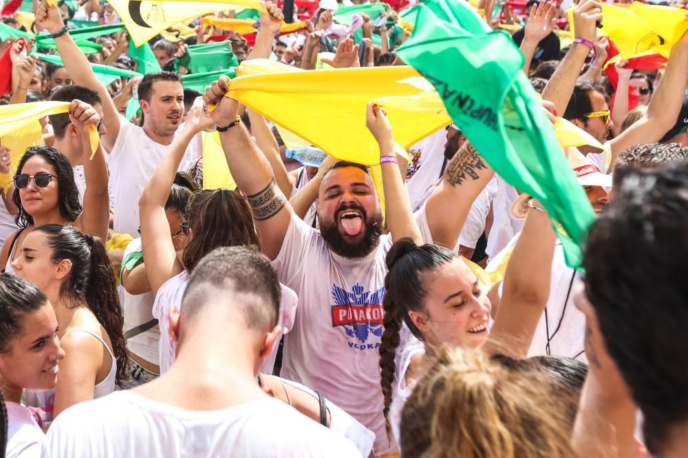 Chupinazo en las fiestas de Callosa de Segura