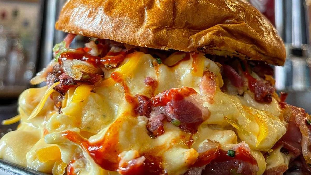Una hamburguesa de Beers La Laguna