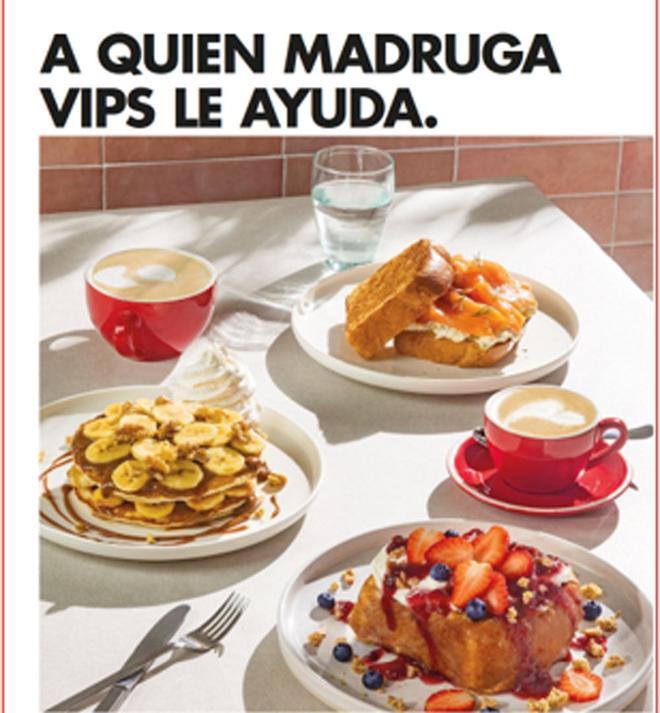 Nuevos desayunos VIPS