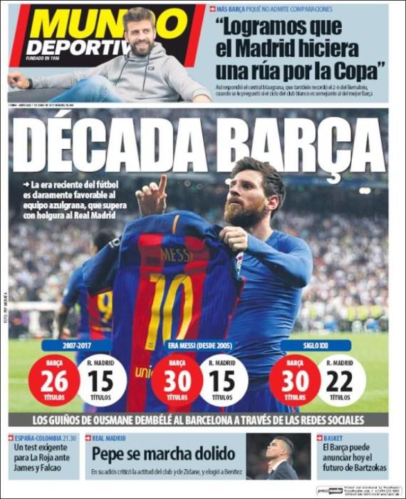 Portadas miércoles 7 de junio