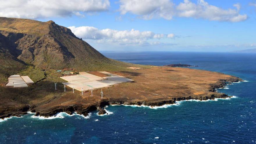 El parque eólico de Punta de Teno, en Buenavista del Norte.