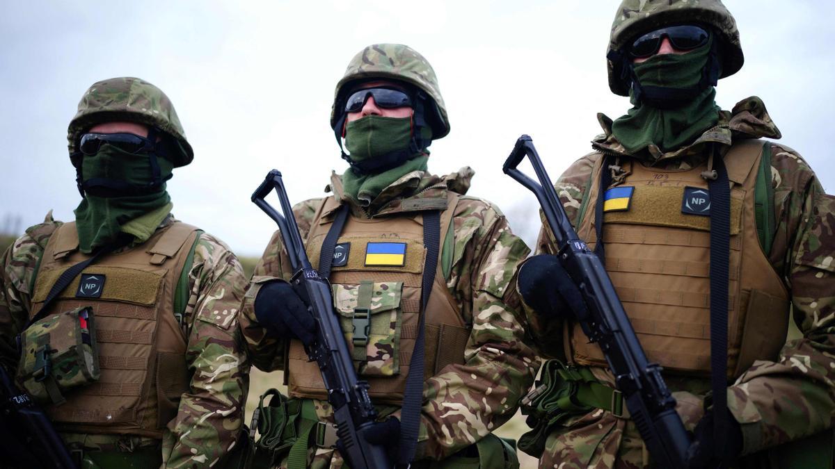 Soldados Ucranianos en Ucrania