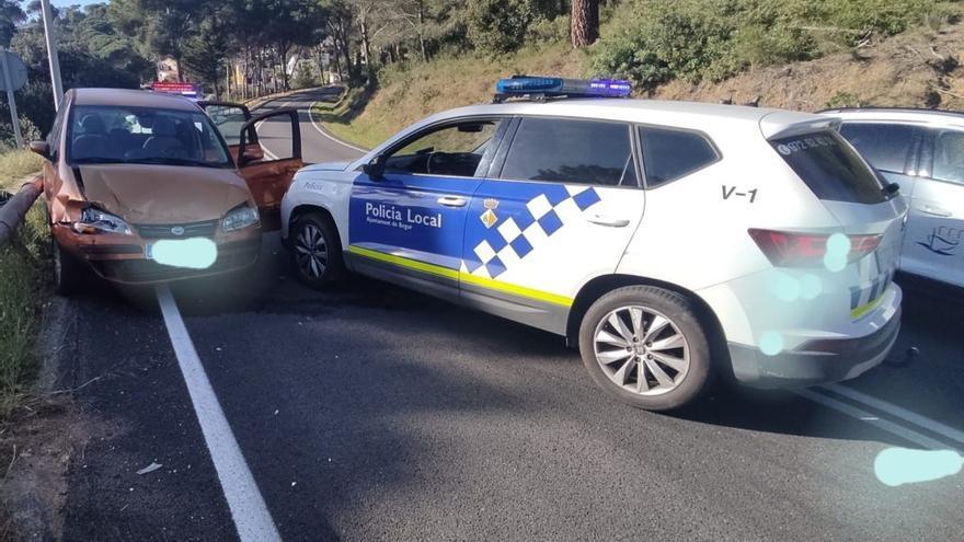 Quatre lladres envesteixen la Policia de Begur en una persecució per aturar-los