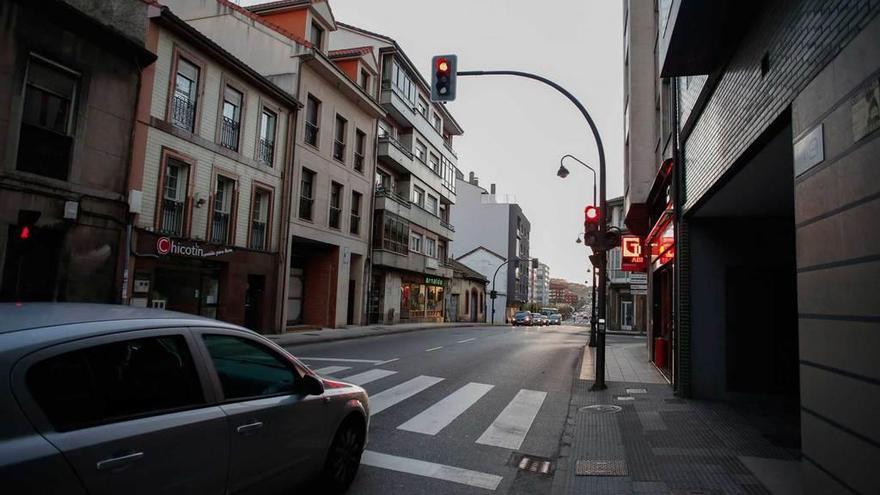 Paso de peatones de la avenida de Eysines en el que se produjo el atropello.