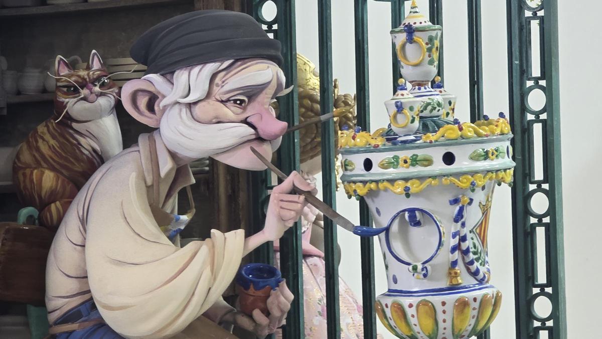 El ninot de Espartero gana en Sección Especial y es firme candidato al indulto