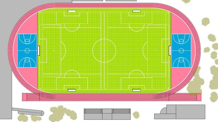 Plano de actuaciones en la Ciudad Deportiva