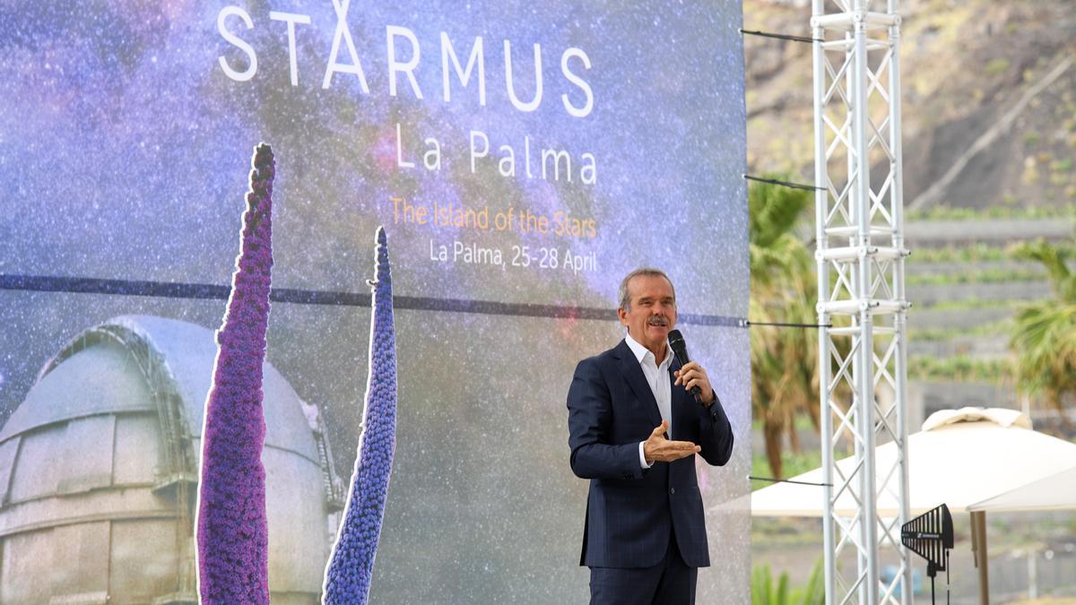 El astronautas canadiense, Chris Hadfield, participa en el ciclo de conferencias de este sábado en el Festival Starmus.