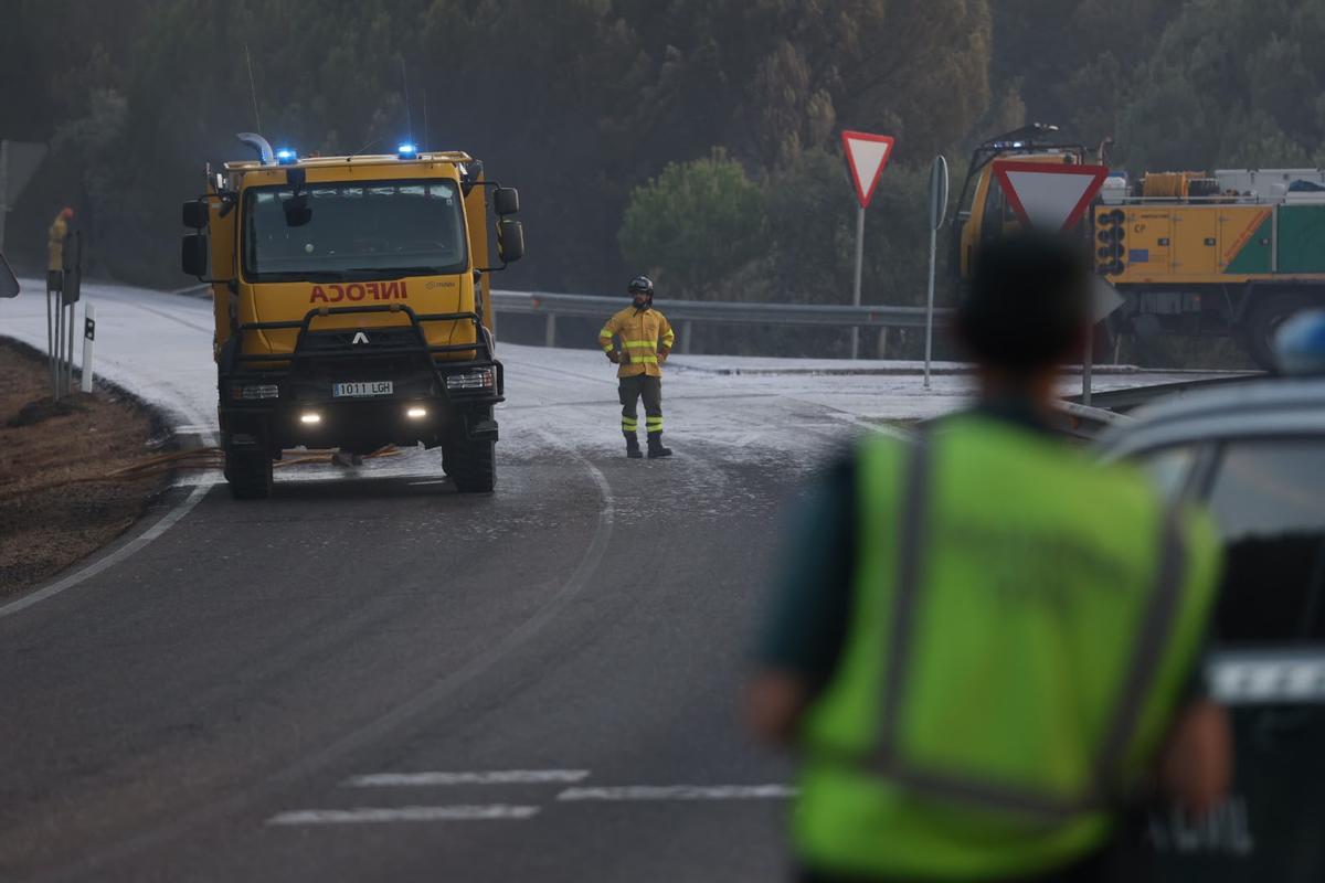 Nuevo incendio forestal en Cerro Muriano, en imágenes