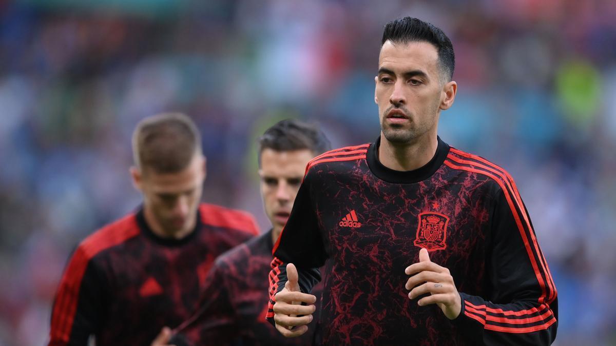 Sergio Busquets, capitán de la selección española